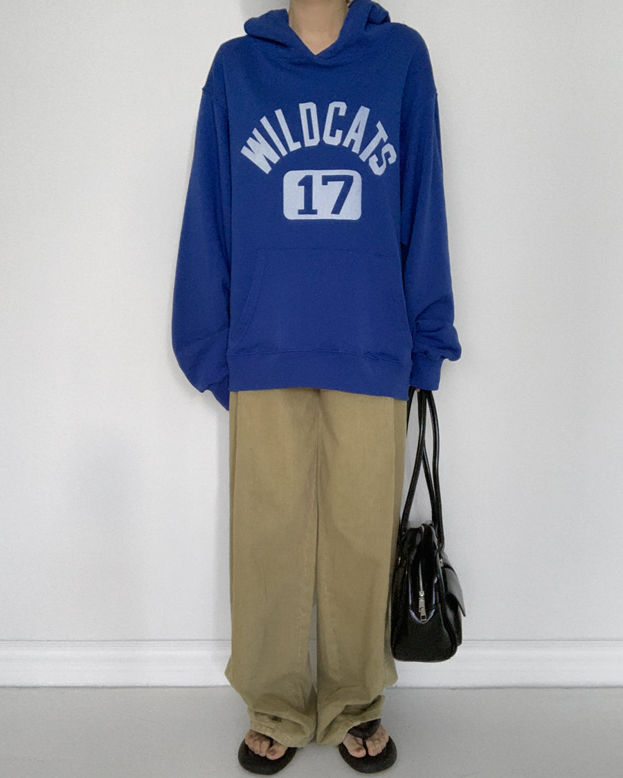 Wildcats Lightweight Terry Hoodie (blue)