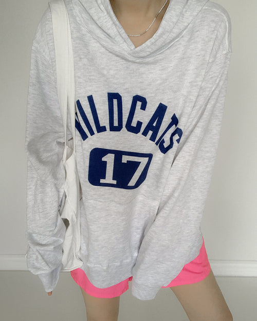 Wildcats Lightweight Terry Hoodie (light heather)