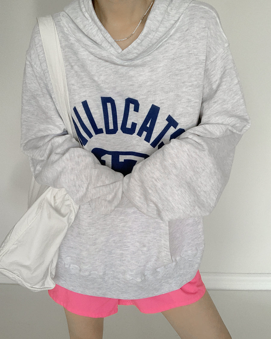 Wildcats Lightweight Terry Hoodie (light heather)