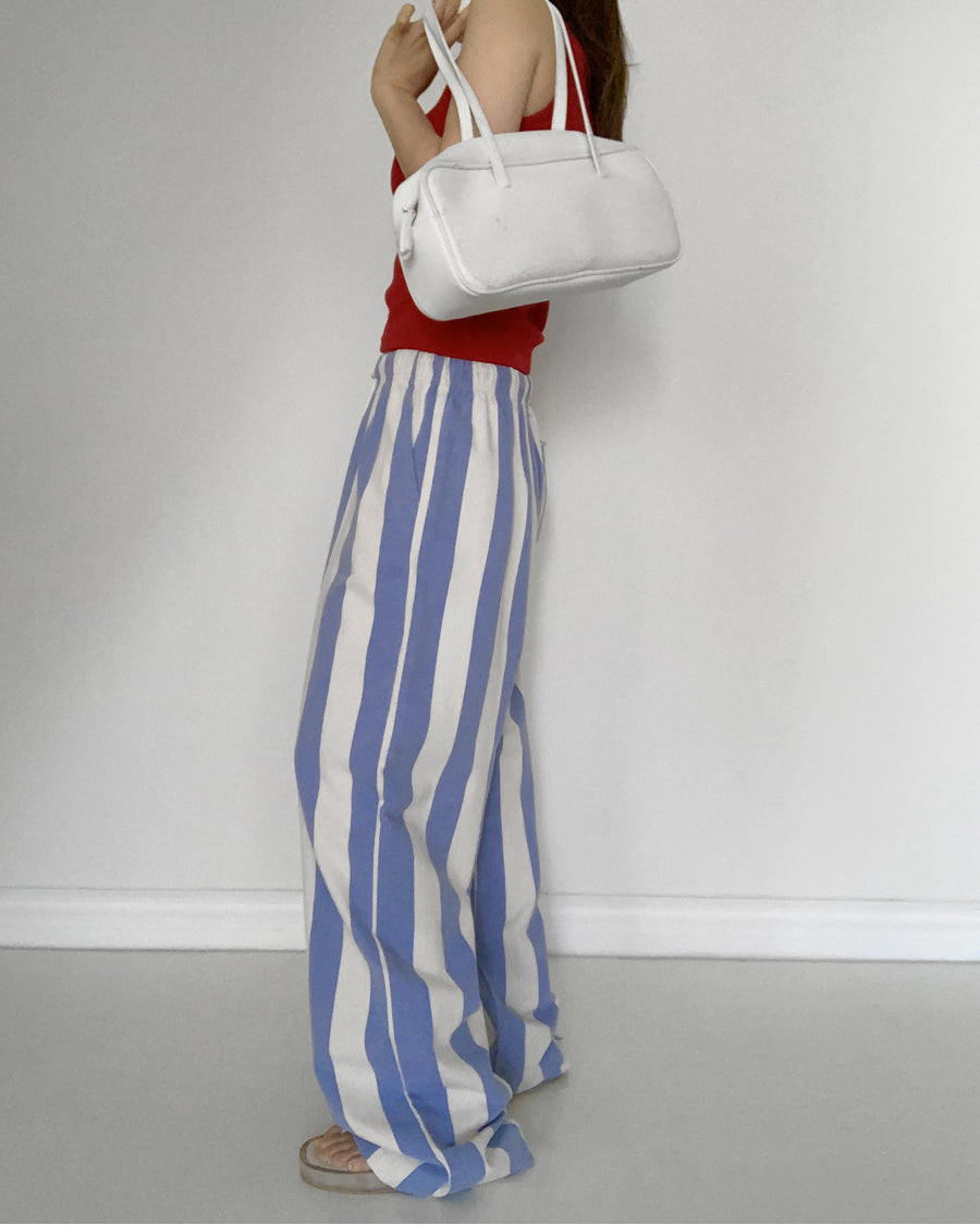 striped string pants
