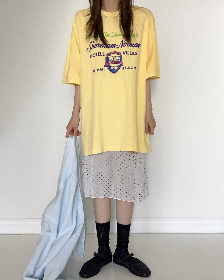 shoreham graphic tee (yellow)