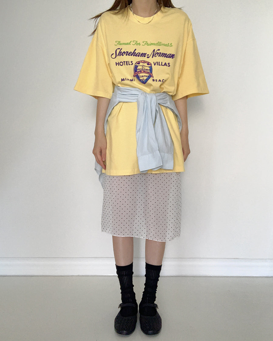 shoreham graphic tee (yellow)