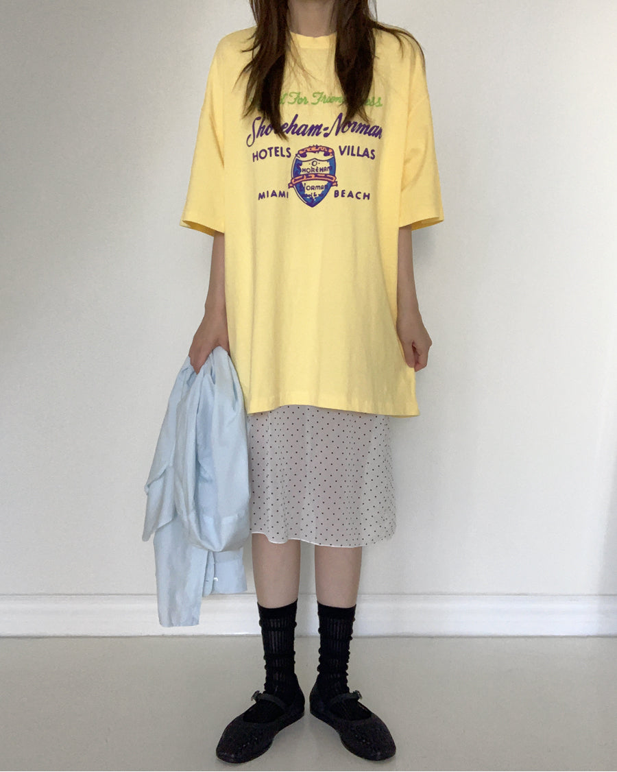 shoreham graphic tee (yellow)