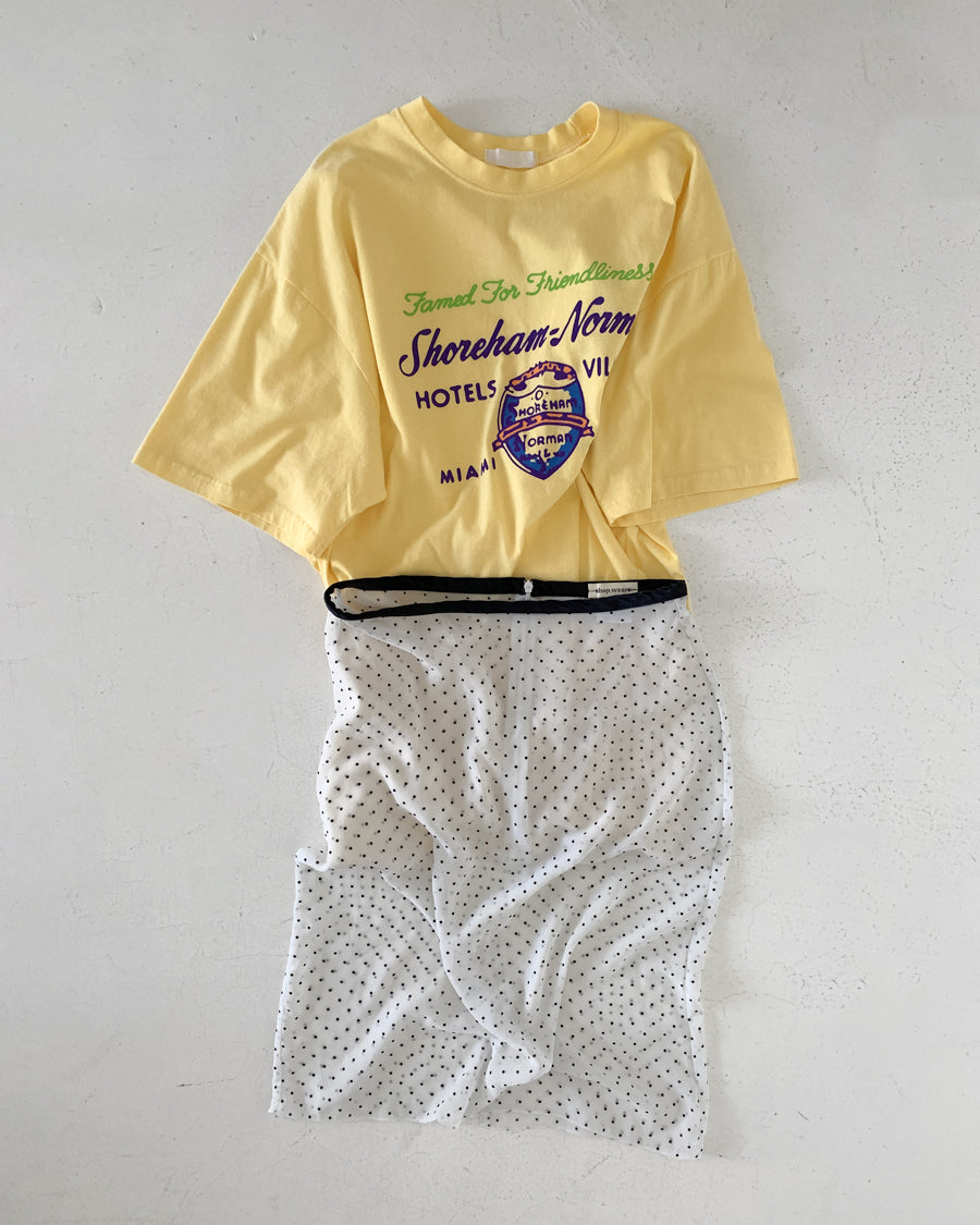 shoreham graphic tee (yellow)